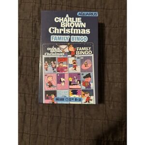 Aquarius A Charlie Brown Christmas Family Bingo Game Peanuts CS9621 New